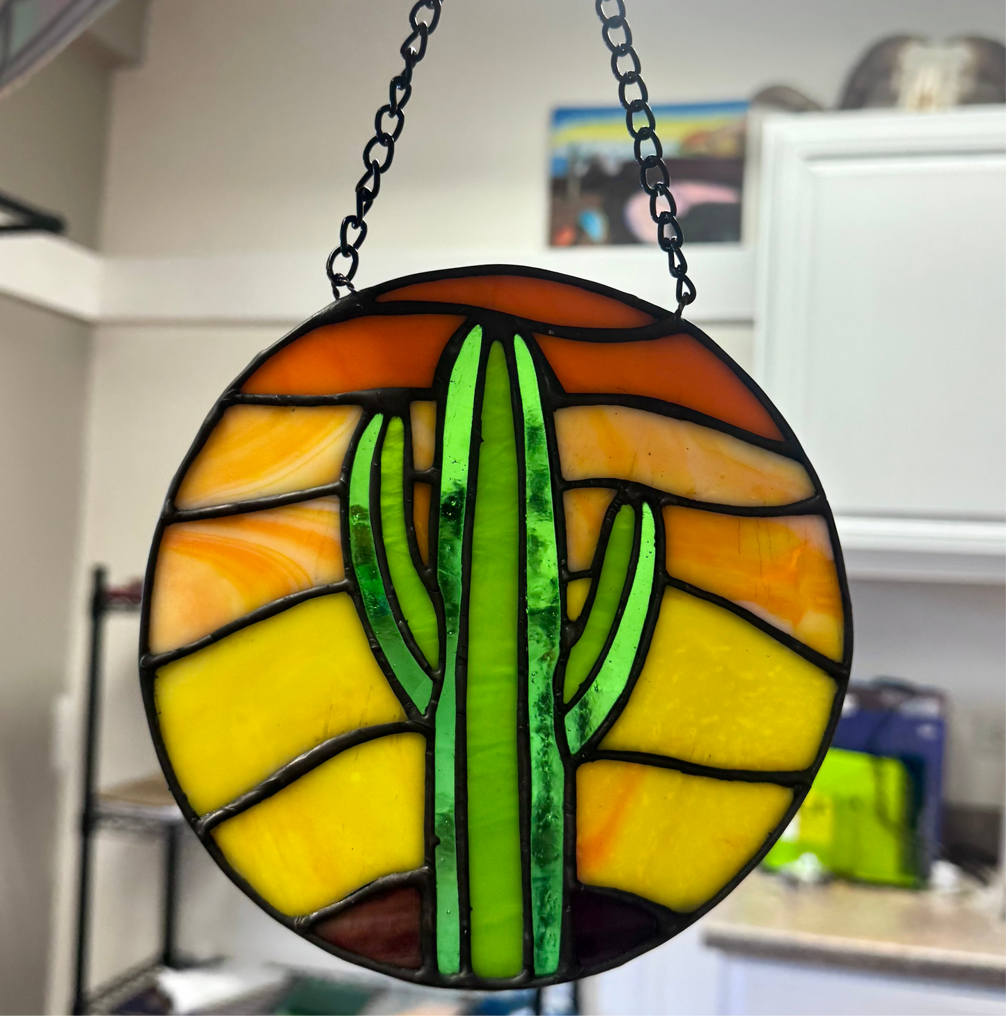 Saguaro Cactus Suncatcher