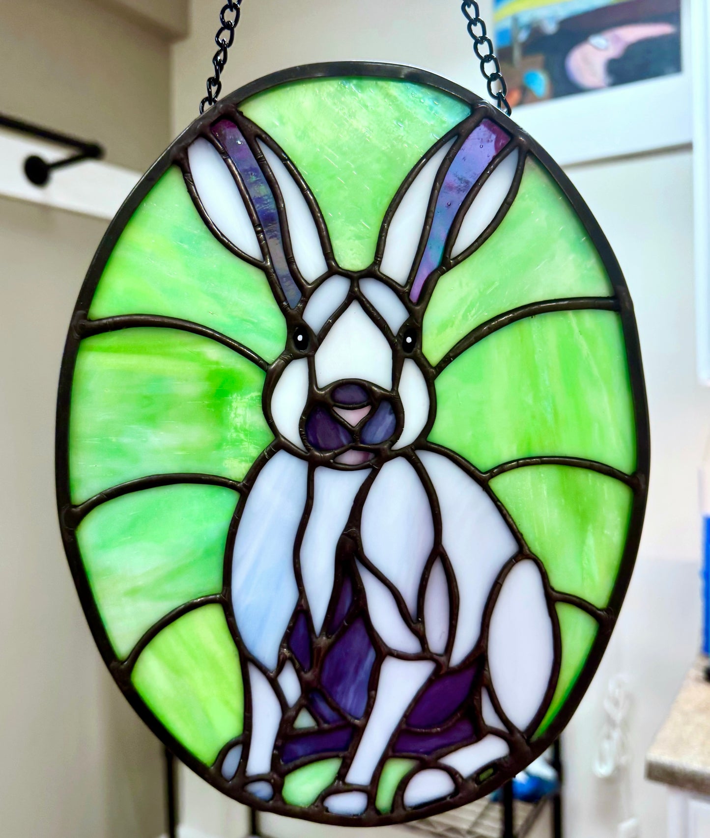 Rabbit Iridescent Suncatcher