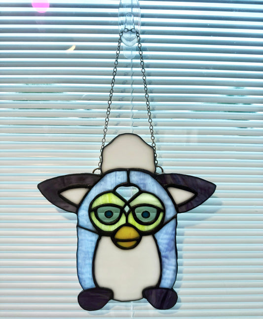 Furby Stained Glass Suncatcher